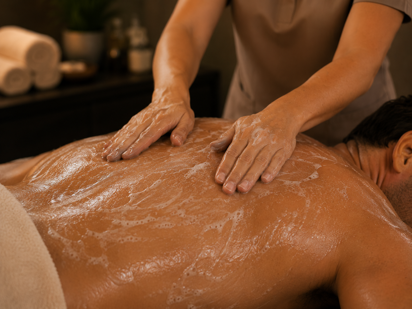 Soapstone massage