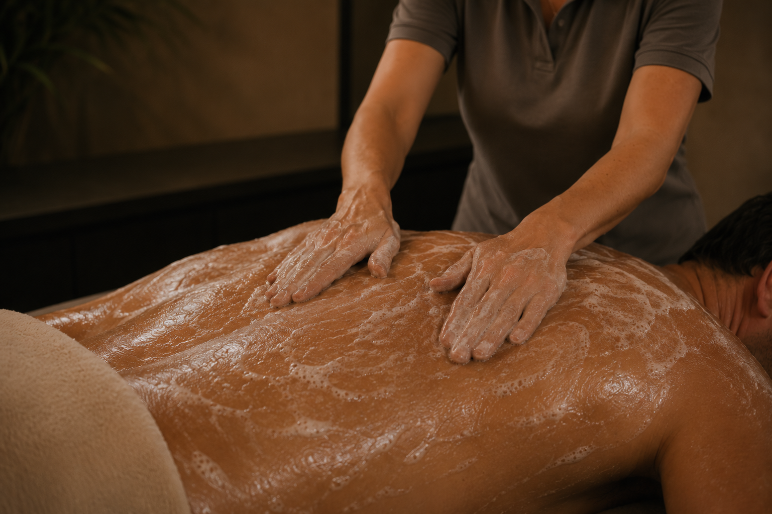 Soapstone massage